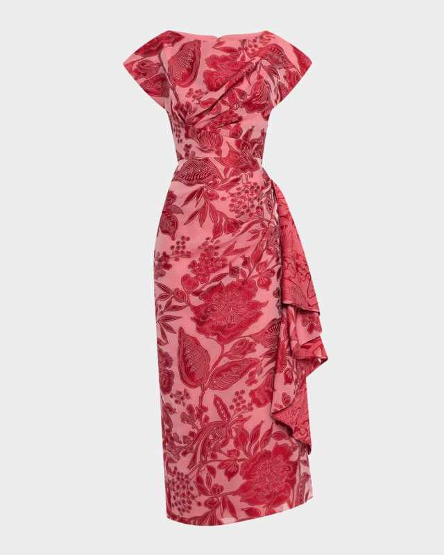 Florence Dress In Fil Coupe